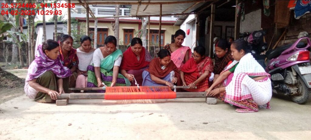 Jacquard Handloom Weaver training at IIE Incubation Centre, Chenijan, batch 26019, 04-02-2025