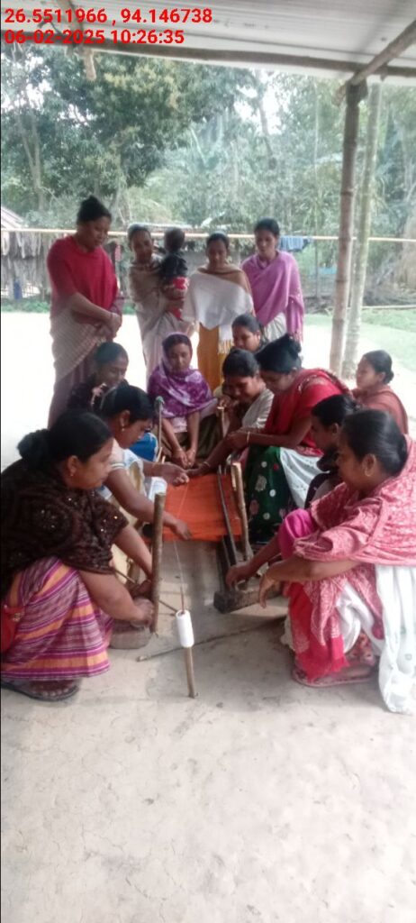 Jacquard Handloom Weaver training at IIE Incubation Centre, Chenijan, batch 26019, 06-02-2025