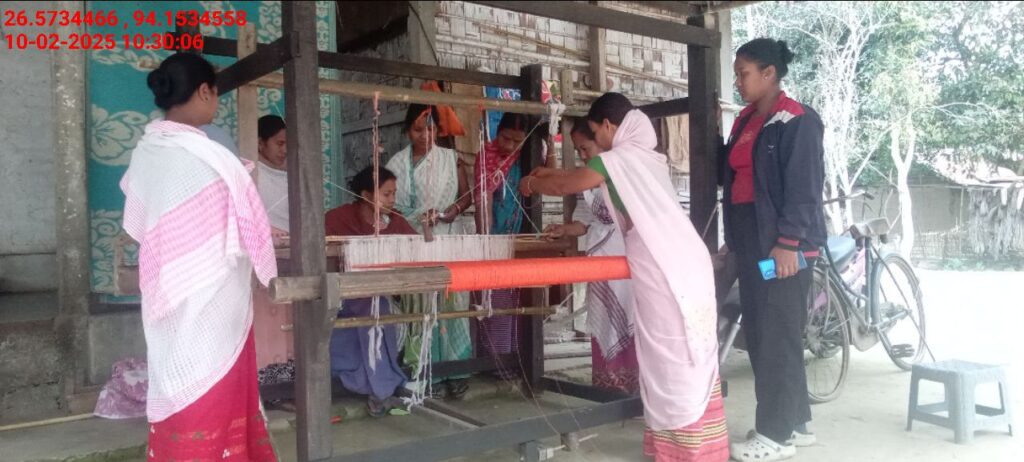 Jacquard Handloom Weaver training at IIE Incubation Centre, Chenijan, batch 26019, 10-02-2025