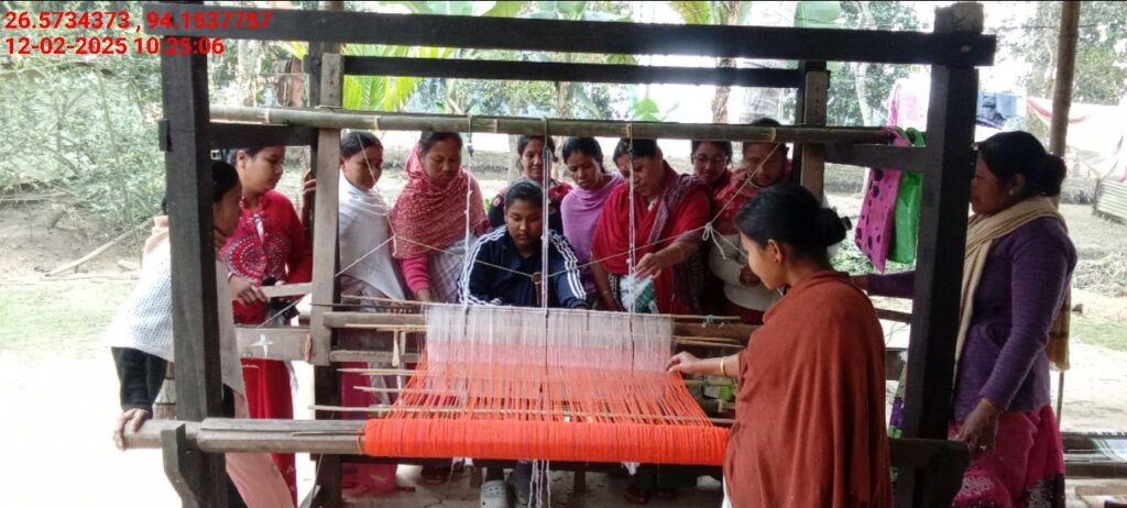 Jacquard Handloom Weaver training at IIE Incubation Centre, Chenijan, batch 26019, 12-02-2025