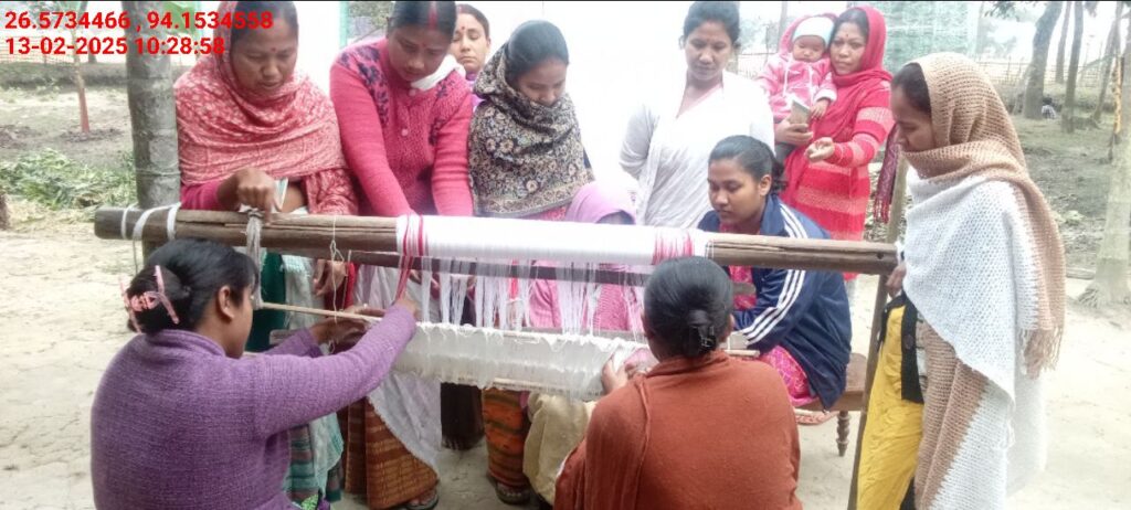 Jacquard Handloom Weaver training at IIE Incubation Centre, Chenijan, batch 26019, 13-02-2025
