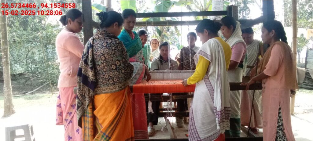 Jacquard Handloom Weaver training at IIE Incubation Centre, Chenijan, batch 26019, 15-02-2025