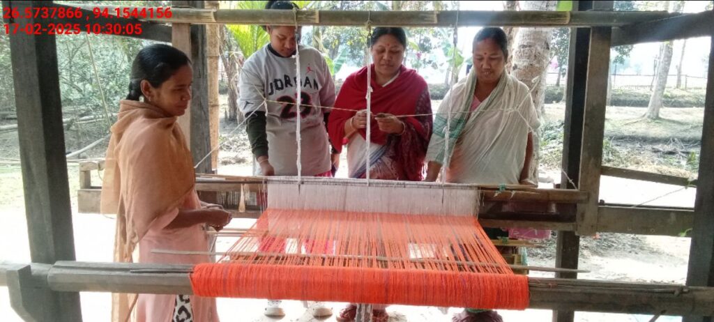 Jacquard Handloom Weaver training at IIE Incubation Centre, Chenijan, batch 26019, 17-02-2025