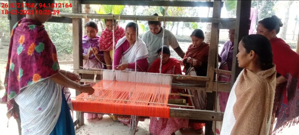 Jacquard Handloom Weaver training at IIE Incubation Centre, Chenijan, batch 26019, 18-02-2025