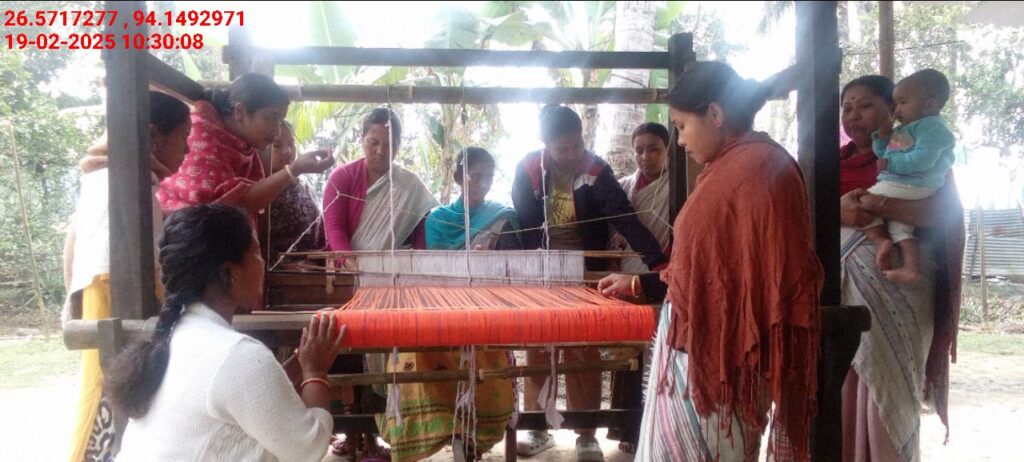 Jacquard Handloom Weaver training at IIE Incubation Centre, Chenijan, batch 26019, 19-02-2025