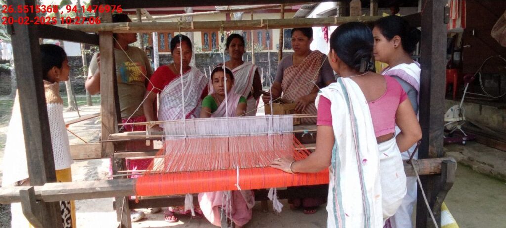 Jacquard Handloom Weaver training at IIE Incubation Centre, Chenijan, batch 26019, 20-02-2025