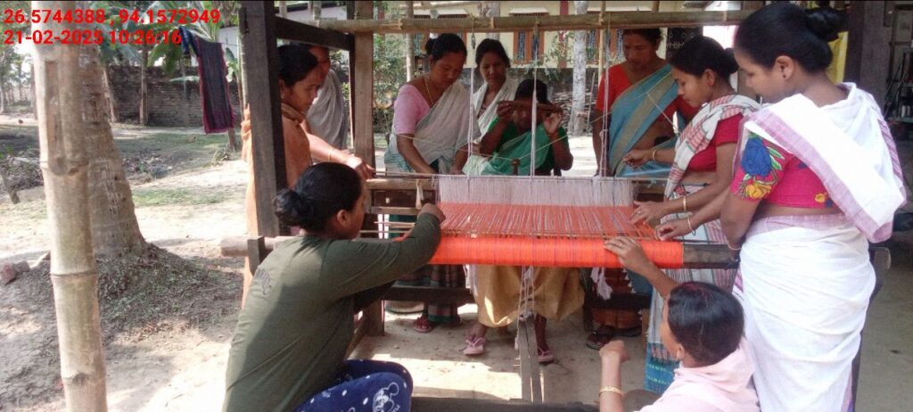 Jacquard Handloom Weaver training at IIE Incubation Centre, Chenijan, batch 26019, 21-02-2025