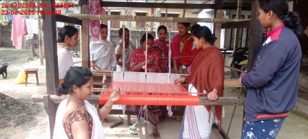 Jacquard Handloom Weaver training at IIE Incubation Centre, Chenijan, batch 26019, 22-02-2025