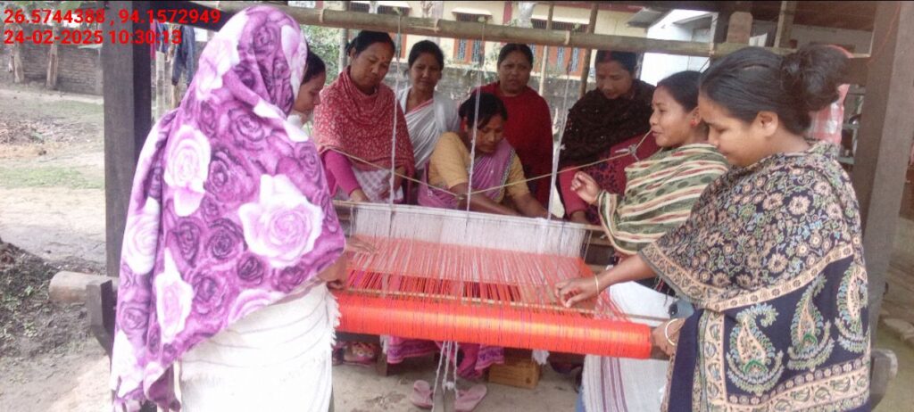 Jacquard Handloom Weaver training at IIE Incubation Centre, Chenijan, batch 26019, 24-02-2025