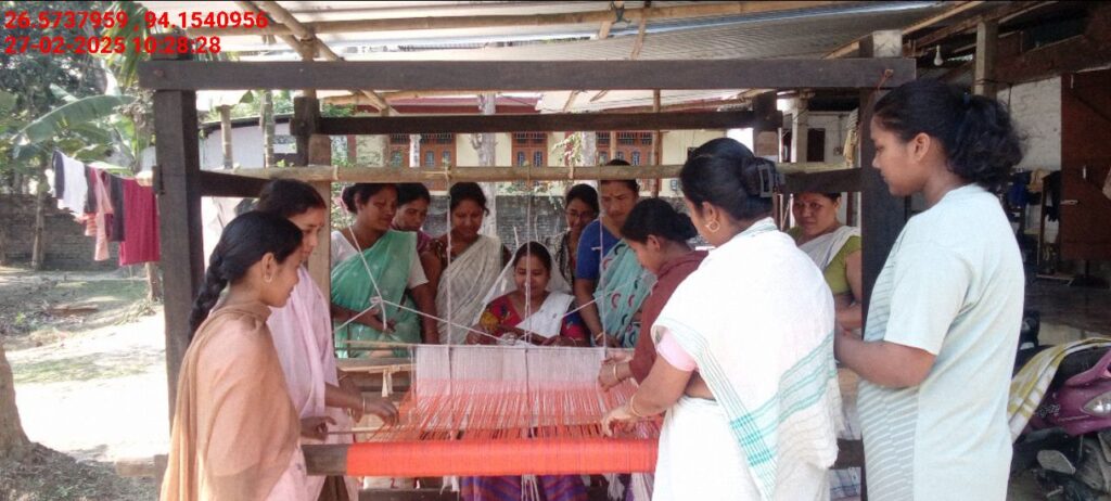 Jacquard Handloom Weaver training at IIE Incubation Centre, Chenijan, batch 26019, 27-02-2025
