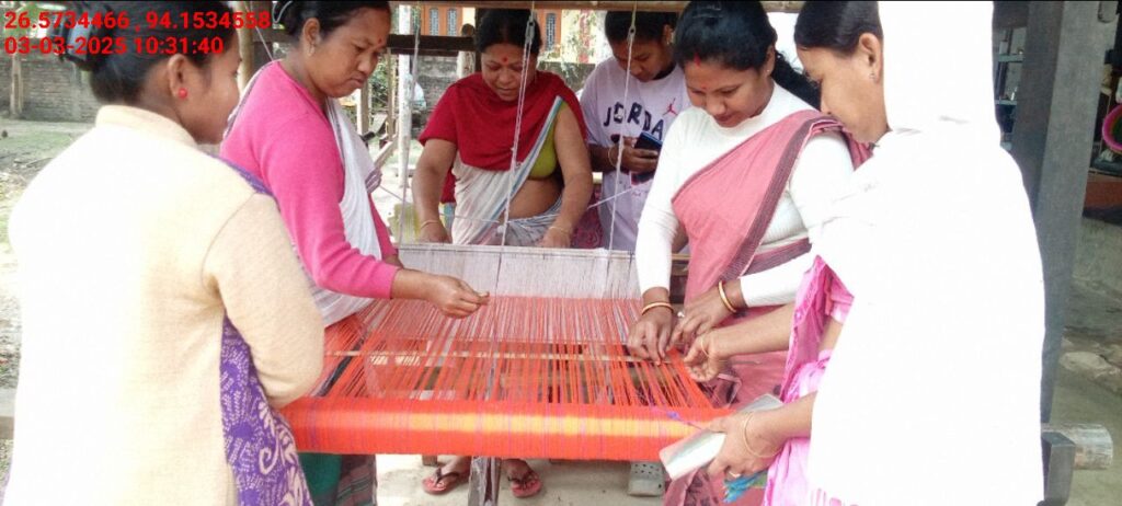 Jacquard Handloom Weaver training at IIE Incubation Centre, Chenijan, batch 26019, 03-03-2025