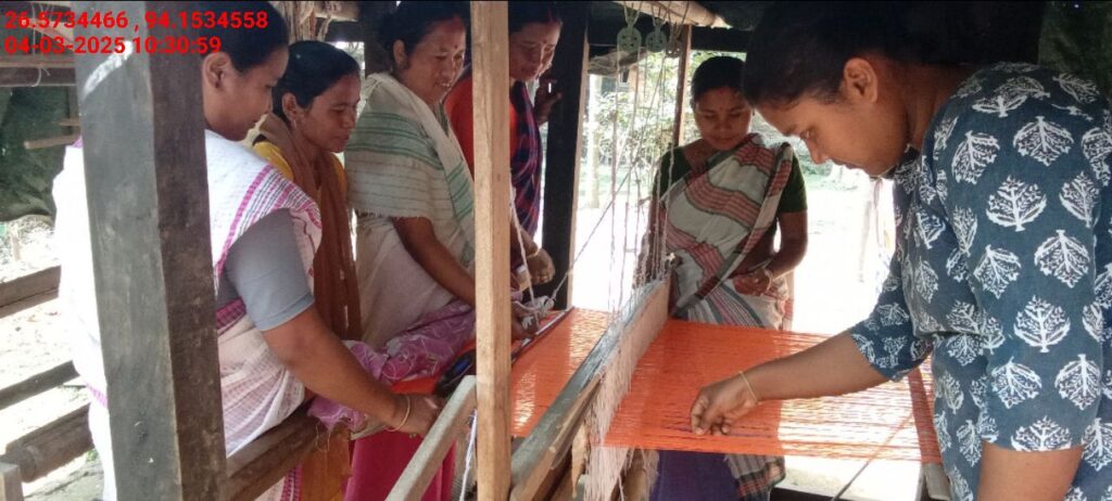 Jacquard Handloom Weaver training at IIE Incubation Centre, Chenijan, batch 26019, 04-03-2025