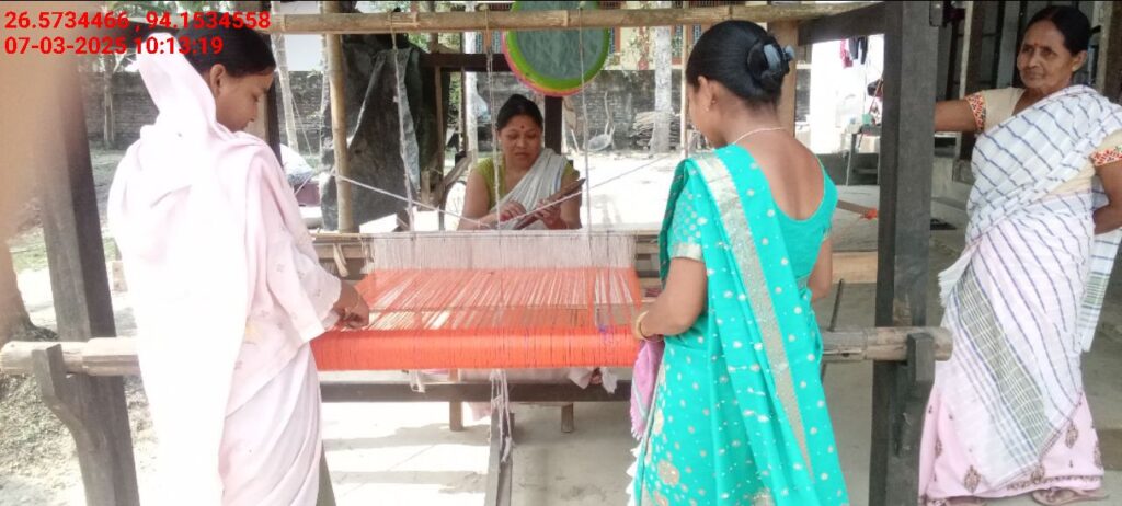 Jacquard Handloom Weaver training at IIE Incubation Centre, Chenijan, batch 26019, 07-03-2025