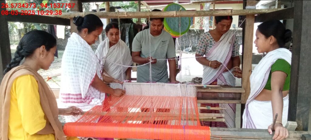 Jacquard Handloom Weaver training at IIE Incubation Centre, Chenijan, batch 26019, 08-03-2025