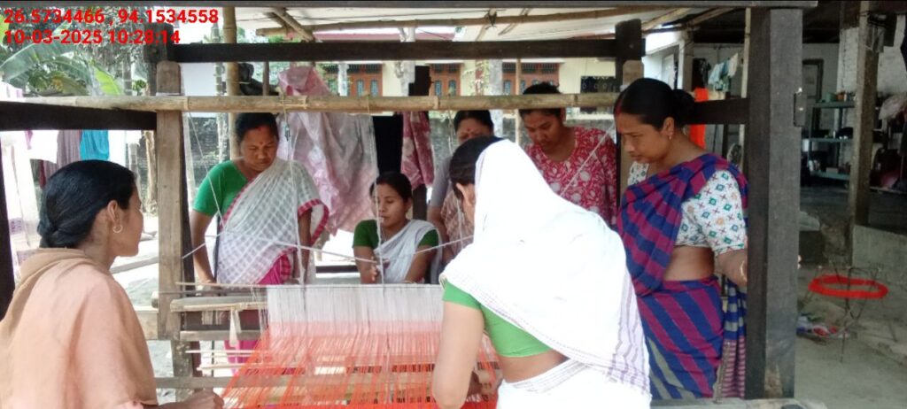 Jacquard Handloom Weaver training at IIE Incubation Centre, Chenijan, batch 26019, 10-03-2025