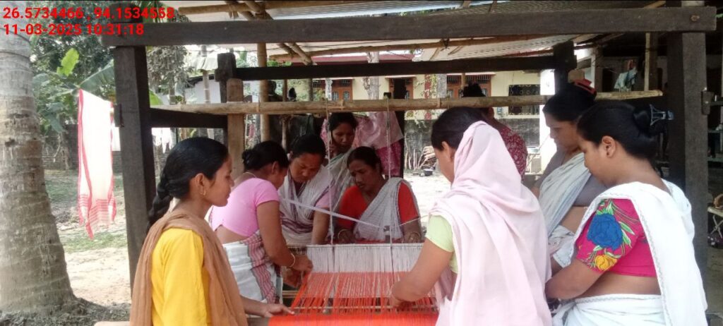 Jacquard Handloom Weaver training at IIE Incubation Centre, Chenijan, batch 26019, 11-03-2025