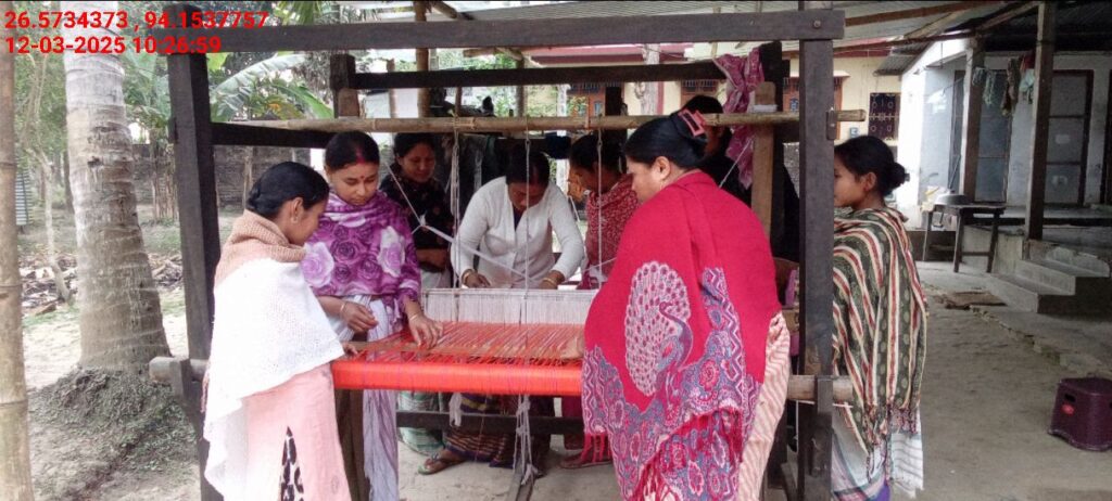 Jacquard Handloom Weaver training at IIE Incubation Centre, Chenijan, batch 26019, 12-03-2025