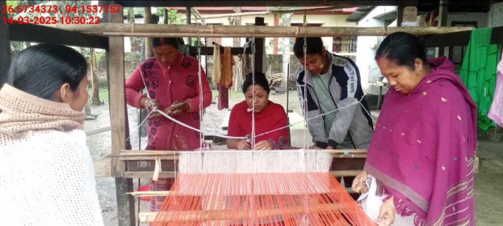 Jacquard Handloom Weaver training at IIE Incubation Centre, Chenijan, batch 26019, 14-03-2025