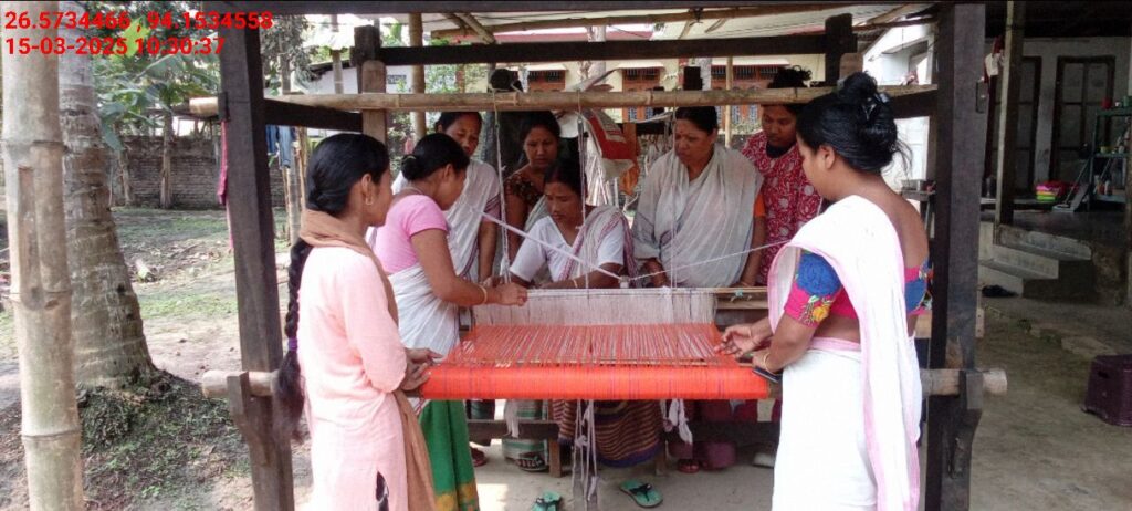 Jacquard Handloom Weaver training at IIE Incubation Centre, Chenijan, batch 26019, 15-03-2025