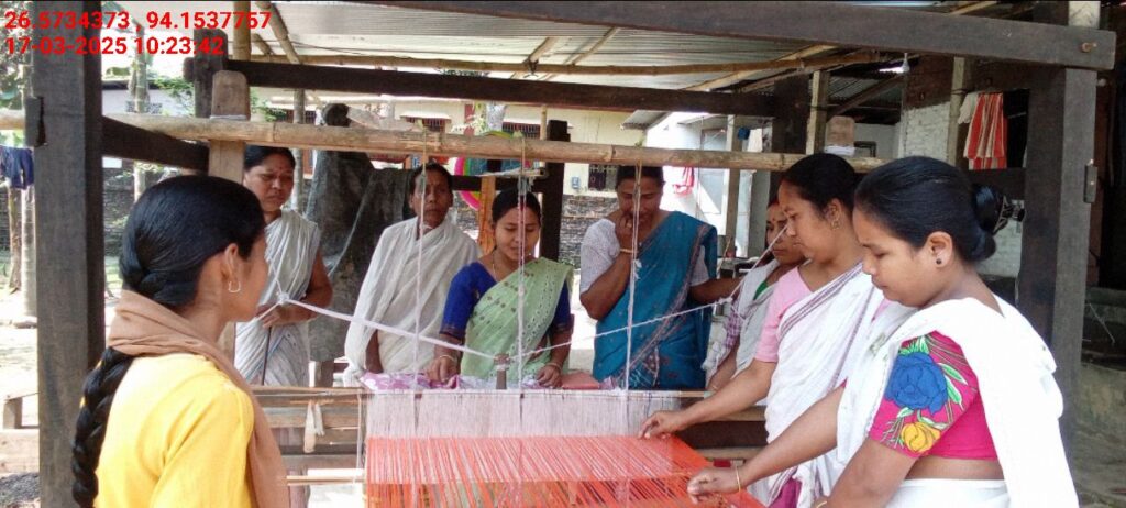 Jacquard Handloom Weaver training at IIE Incubation Centre, Chenijan, batch 26019, 17-03-2025