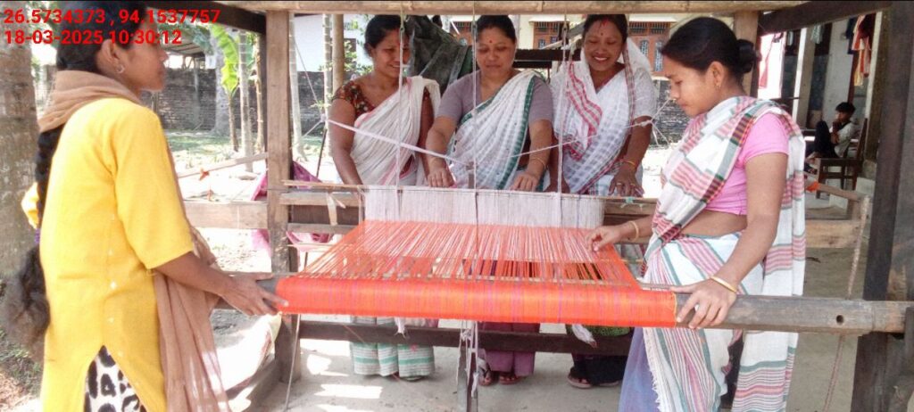 Jacquard Handloom Weaver training at IIE Incubation Centre, Chenijan, batch 26019, 18-03-2025