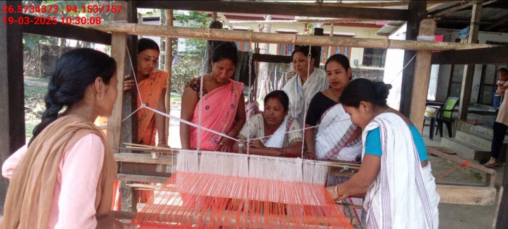 Jacquard Handloom Weaver training at IIE Incubation Centre, Chenijan, batch 26019, 19-03-2025