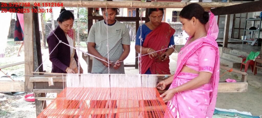 Jacquard Handloom Weaver training at IIE Incubation Centre, Chenijan, batch 26019, 20-03-2025