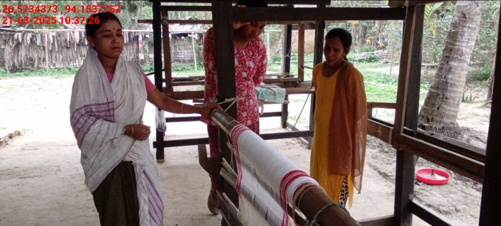 Jacquard Handloom Weaver training at IIE Incubation Centre, Chenijan, batch 26019, 21-03-2025