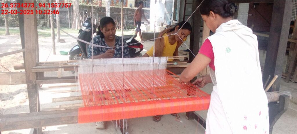 Jacquard Handloom Weaver training at IIE Incubation Centre, Chenijan, batch 26019, 22-03-2025
