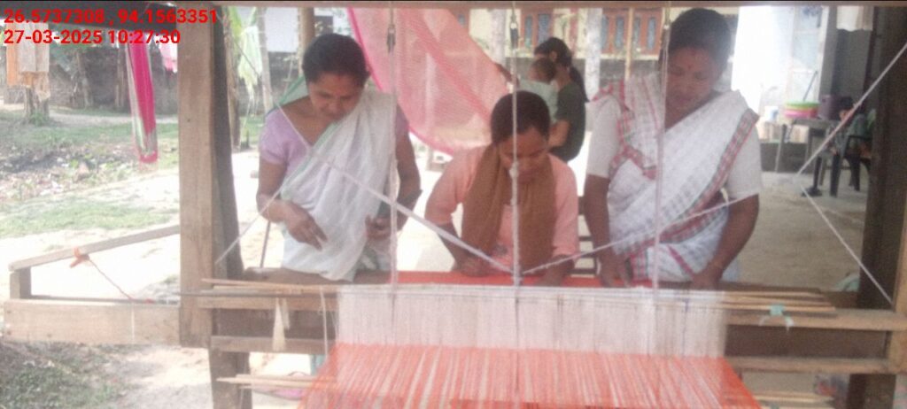 Jacquard Handloom Weaver training at IIE Incubation Centre, Chenijan, batch 26019, 27-03-2025
