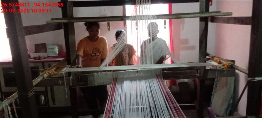 Jacquard Handloom Weaver training at IIE Incubation Centre, Chenijan, batch 26019, 29-03-2025
