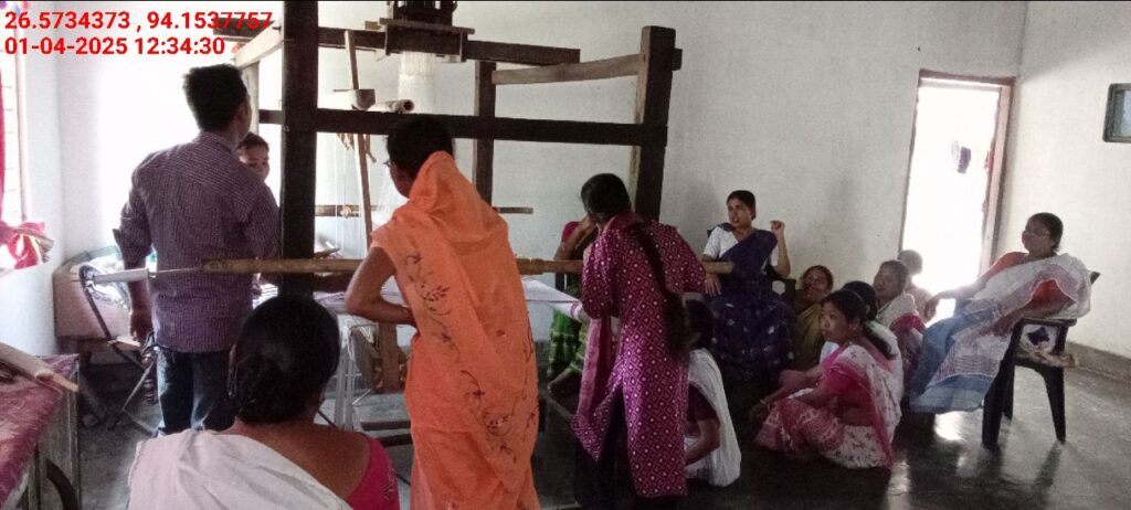 Jacquard Handloom Weaver training at IIE Incubation Centre, Chenijan, batch 26019, 01-04-2025