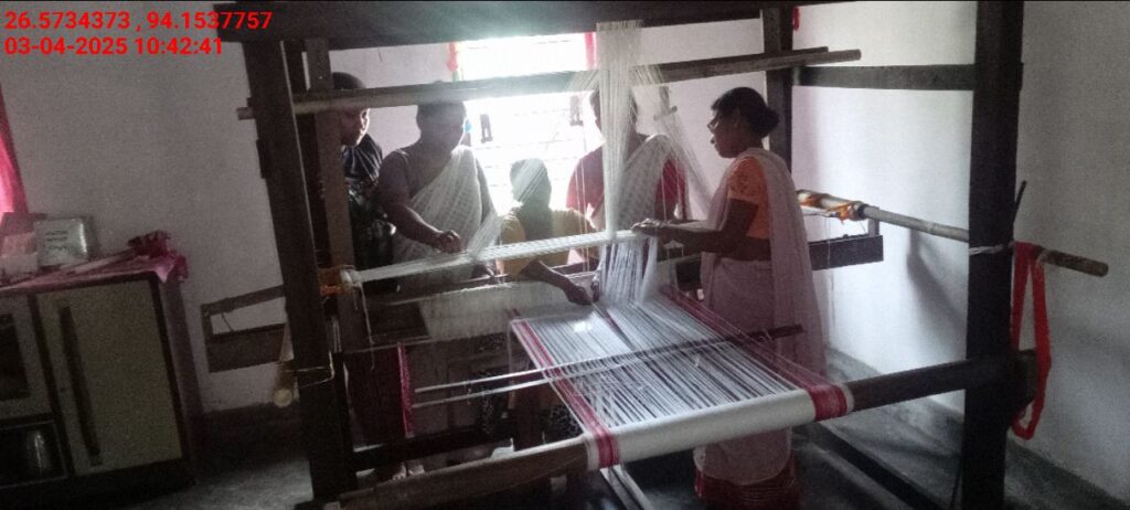Jacquard Handloom Weaver training at IIE Incubation Centre, Chenijan, batch 26019, 03-04-2025