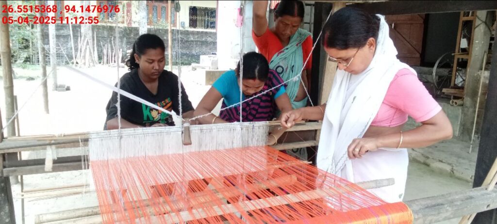 Jacquard Handloom Weaver training at IIE Incubation Centre, Chenijan, batch 26019, 05-04-2025
