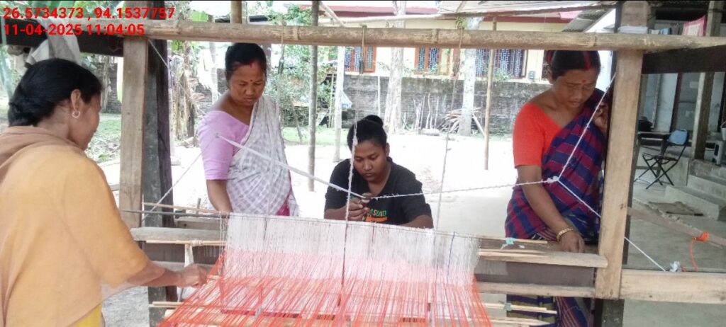 Jacquard Handloom Weaver training at IIE Incubation Centre, Chenijan, batch 26019, 11-04-2025