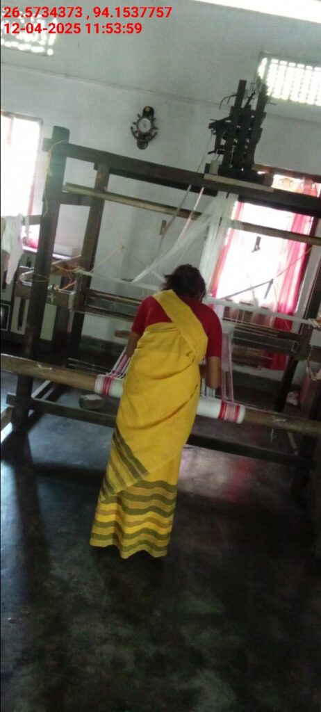 Jacquard Handloom Weaver training at IIE Incubation Centre, Chenijan, batch 26019, 12-04-2025