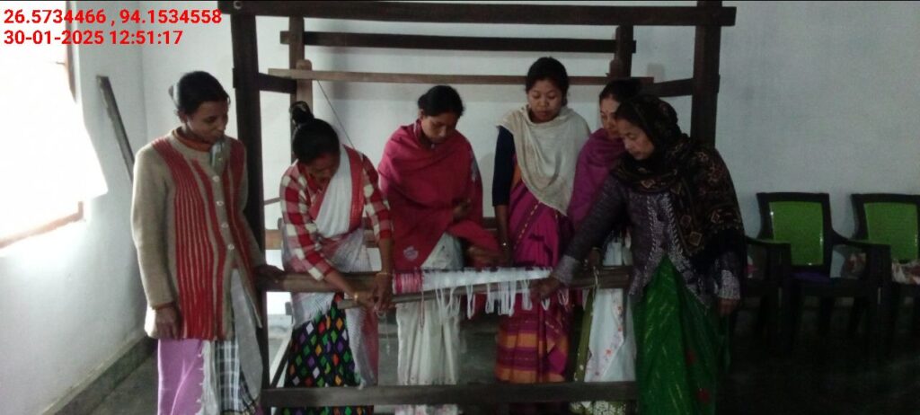 Jacquard Handloom Weaver training at IIE Incubation Centre, Chenijan, batch 26020, 30-01-2025