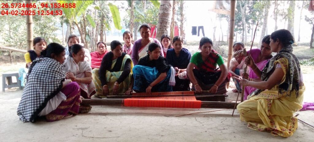 Jacquard Handloom Weaver training at IIE Incubation Centre, Chenijan, batch 26020, 04-02-2025