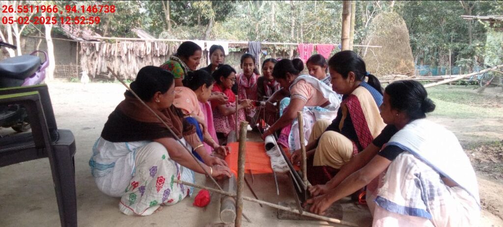 Jacquard Handloom Weaver training at IIE Incubation Centre, Chenijan, batch 26020, 05-02-2025