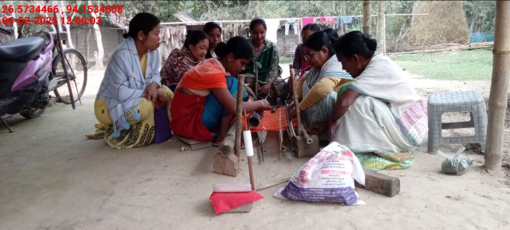 Jacquard Handloom Weaver training at IIE Incubation Centre, Chenijan, batch 26020, 06-02-2025