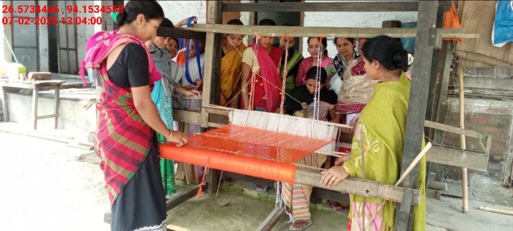 Jacquard Handloom Weaver training at IIE Incubation Centre, Chenijan, batch 26020, 07-02-2025