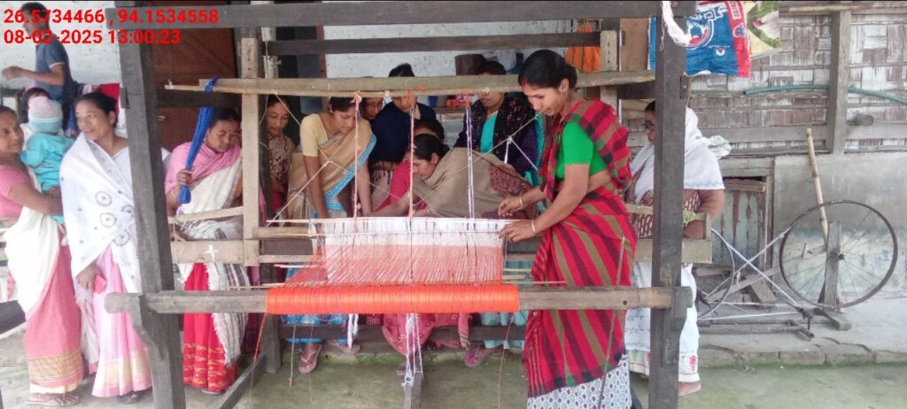 Jacquard Handloom Weaver training at IIE Incubation Centre, Chenijan, batch 26020, 08-02-2025