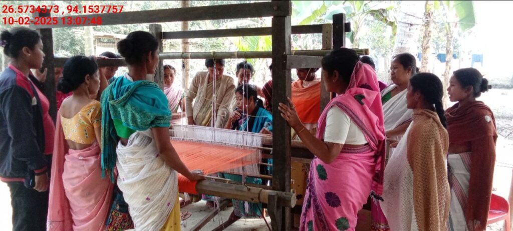 Jacquard Handloom Weaver training at IIE Incubation Centre, Chenijan, batch 26020, 10-02-2025