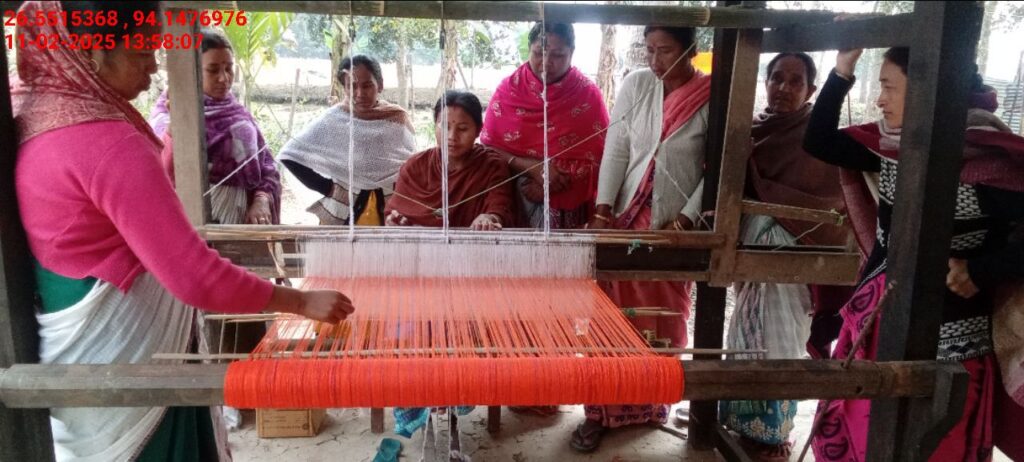Jacquard Handloom Weaver training at IIE Incubation Centre, Chenijan, batch 26020, 11-02-2025