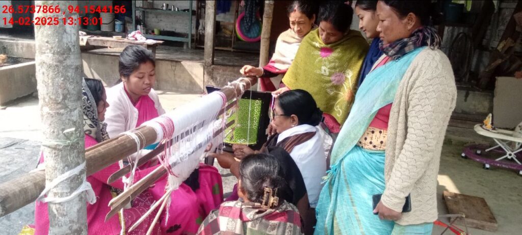 Jacquard Handloom Weaver training at IIE Incubation Centre, Chenijan, batch 26020, 14-02-2025
