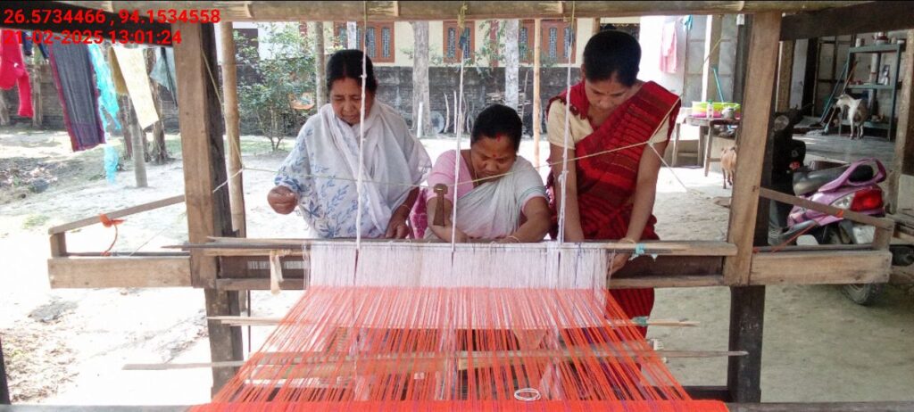 Jacquard Handloom Weaver training at IIE Incubation Centre, Chenijan, batch 26020, 21-02-2025