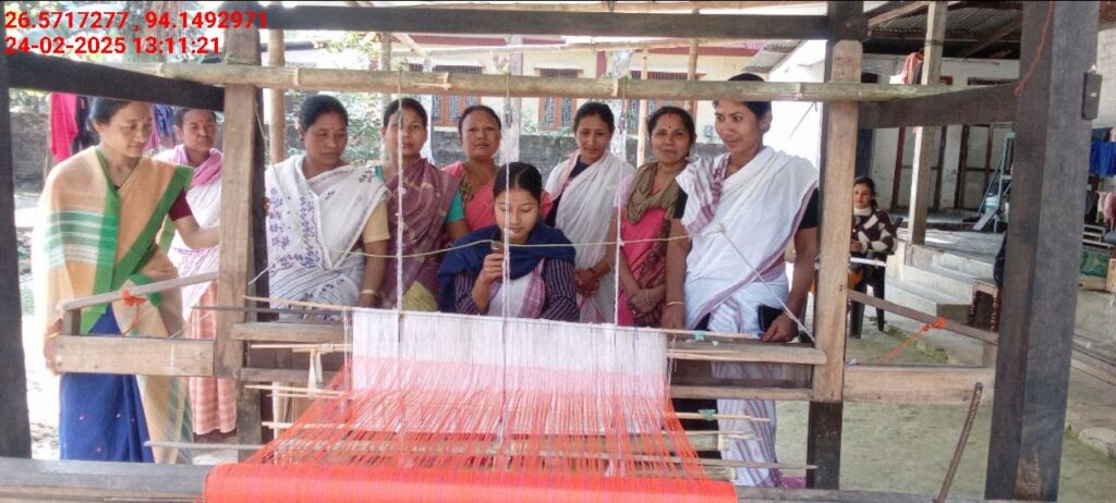 Jacquard Handloom Weaver training at IIE Incubation Centre, Chenijan, batch 26020, 24-02-2025