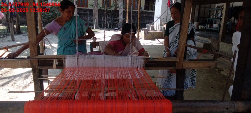 Jacquard Handloom Weaver training at IIE Incubation Centre, Chenijan, batch 26020, 26-02-2025