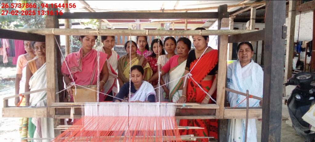 Jacquard Handloom Weaver training at IIE Incubation Centre, Chenijan, batch 26020, 27-02-2025