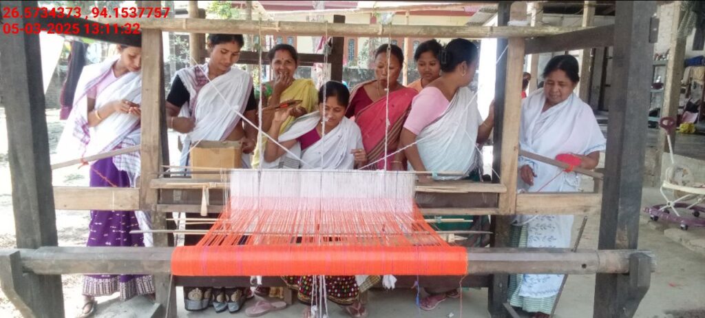 Jacquard Handloom Weaver training at IIE Incubation Centre, Chenijan, batch 26020, 05-03-2025